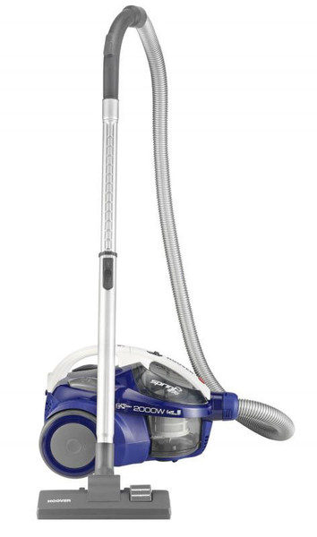 Hoover TSBE 2020 Cylinder vacuum 1.5L 2000W Blue,Grey