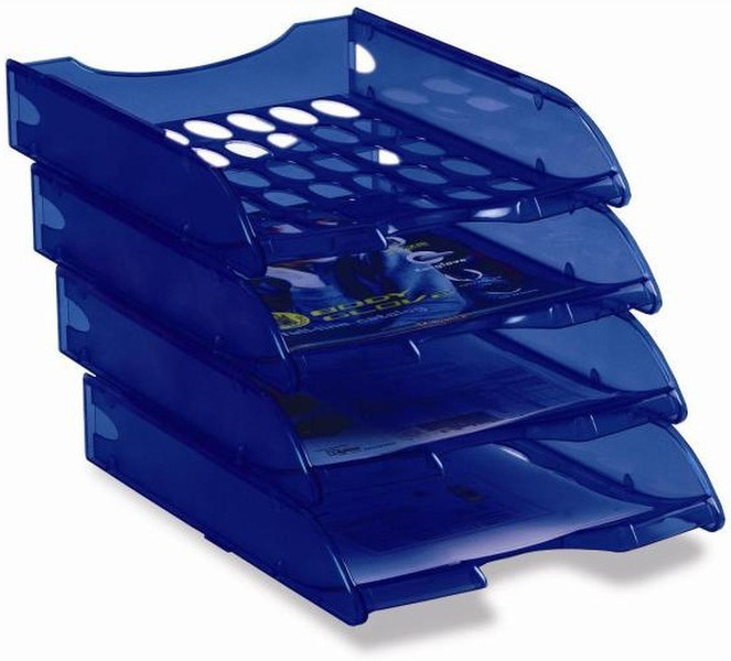 Fellowes E040BN Plastic Blue desk tray