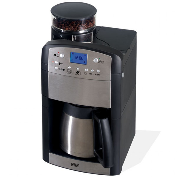 BEEM Ecco Отдельностоящий Автоматическая Капельная кофеварка 1.7л 10чашек Черный, Нержавеющая сталь