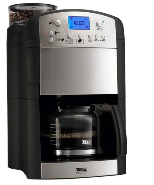 BEEM Fresh-Aroma-Perfect freestanding Semi-auto Drip coffee maker 1.7L 12cups Black,Silver