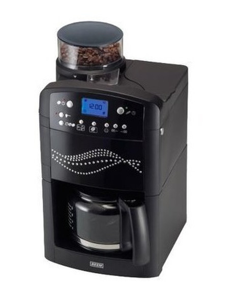 BEEM Fresh-Aroma-Perfect freestanding Semi-auto Drip coffee maker 1.7L 12cups Black