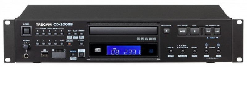 Tascam CD-200SB Schwarz CD-Spieler