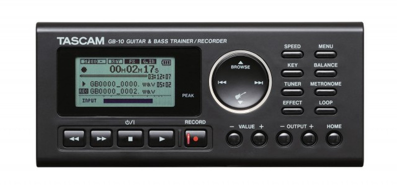 Tascam GB-10 digital audio recorder