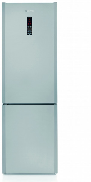 Hoover HDCS 186 AD freestanding 201L 87L A+++ Stainless steel fridge-freezer