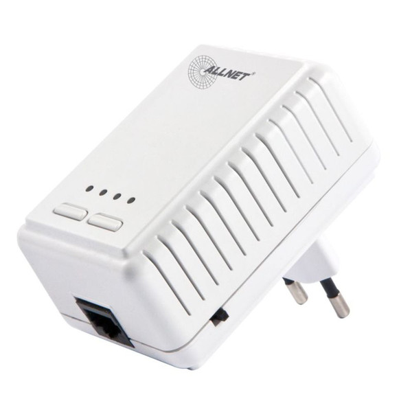 ALLNET ALL1682511 500Мбит/с Подключение Ethernet Wi-Fi Белый 1шт PowerLine network adapter
