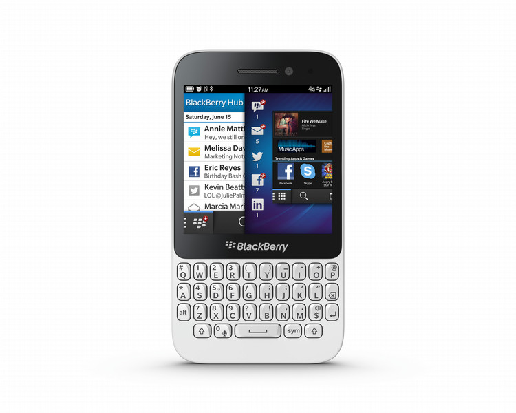 BlackBerry 10 Q5 4G 8ГБ Белый