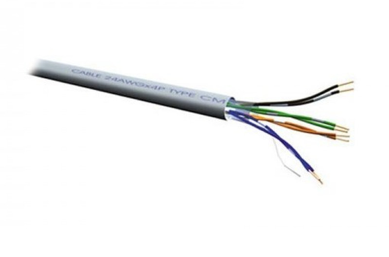 Adj 310-00005 305м Cat5e U/UTP (UTP) Cеребряный сетевой кабель