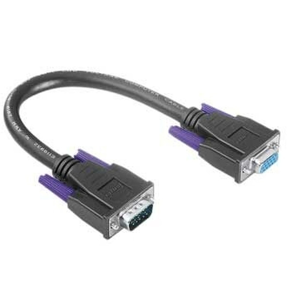 Hama VGA - Monitor Cable, 15-pin HDD Plug - 15-pin HDD Jack,1.8m,10 pcs. 1.8м VGA (D-Sub) VGA (D-Sub) Черный VGA кабель