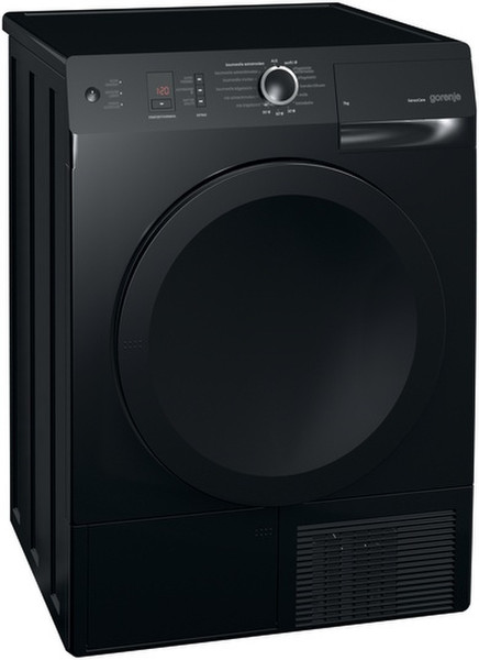 Gorenje D7565NB Отдельностоящий Фронтальная загрузка 7кг A++ Черный