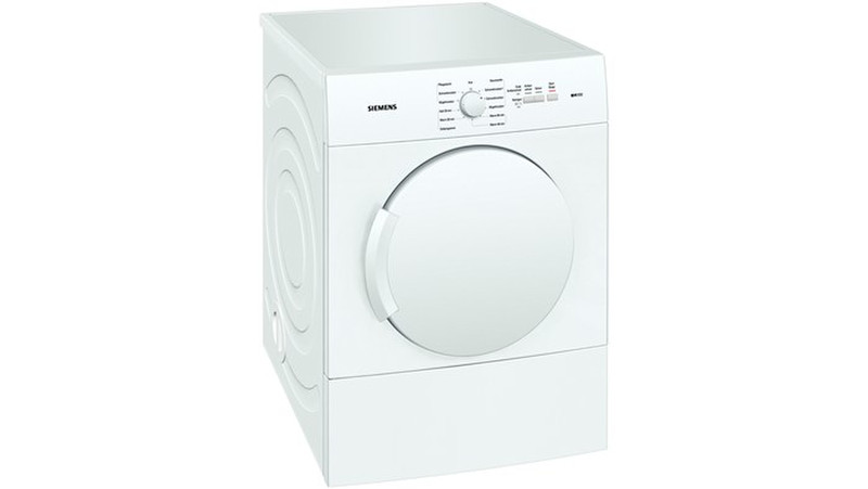 Siemens WT34A101 Отдельностоящий Фронтальная загрузка 6кг C Белый сушилка для белья