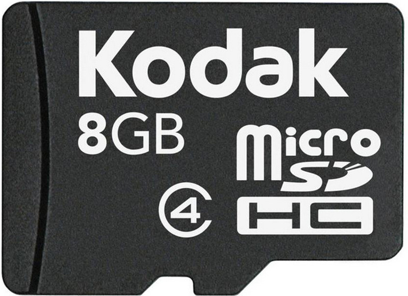 Kodak 8GB microSDHC 8GB MicroSDHC Class 4 memory card