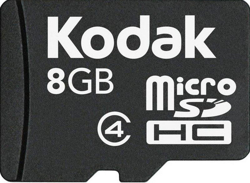 Kodak 8GB microSDHC 8GB MicroSDHC Class 4 memory card