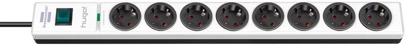 Brennenstuhl 1150610308 8AC outlet(s) 2m Black,White surge protector