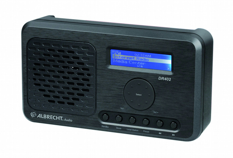 Albrecht DR 400 Internet Digital Schwarz Radio