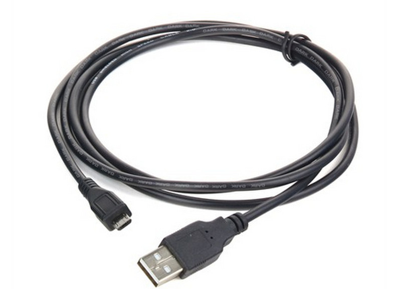 Dark USB 2.0 - Micro USB 0.8м USB A Micro-USB B Черный