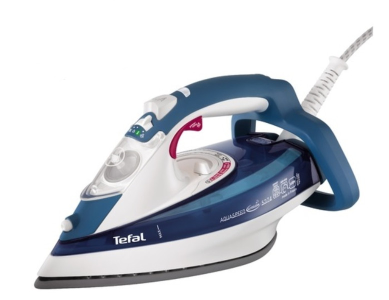 Tefal FV5374 Dampfbügeleisen 2400W Blau, Weiß Bügeleisen