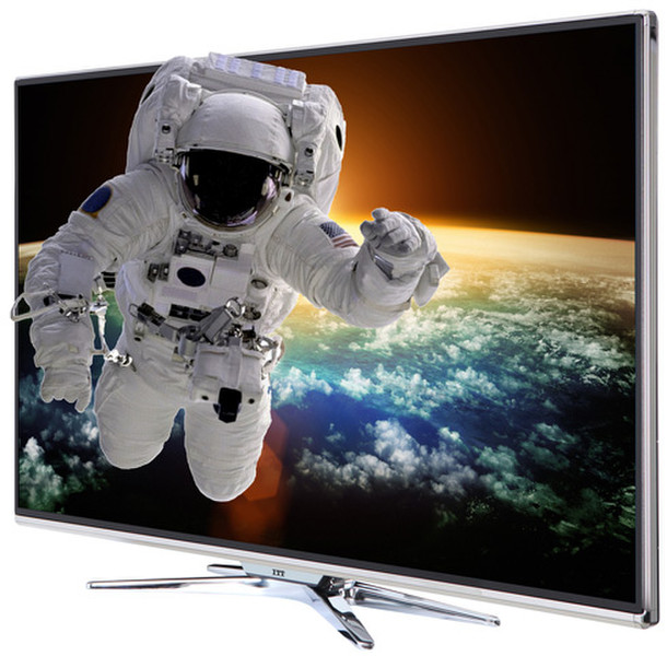 ITT LED 42F-6675 42Zoll Full HD 3D Smart-TV Schwarz, Silber LED-Fernseher