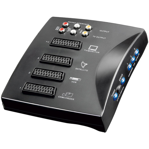 Wentronic 11933 SCART коммутатор видео сигналов