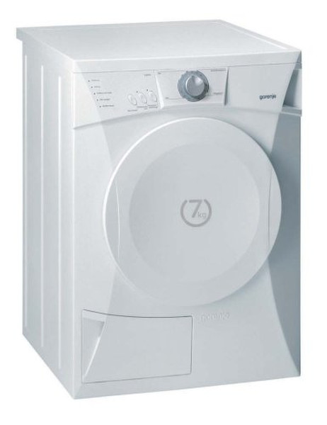 Gorenje D72225 freestanding Front-load 7kg C White tumble dryer