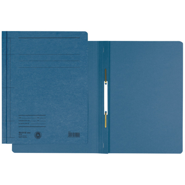 Leitz Cardboard binder, A4, blue Blue ring binder