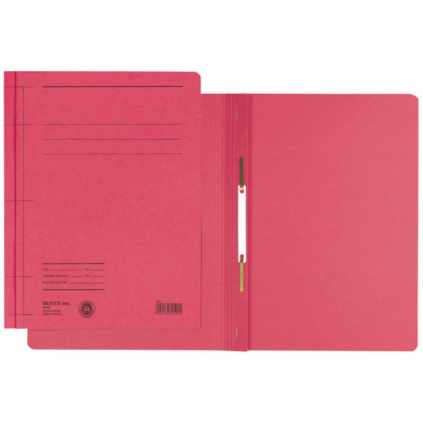 Leitz Cardboard binder, A4, red Red ring binder