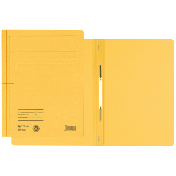 Leitz Cardboard binder, A4, yellow Yellow ring binder