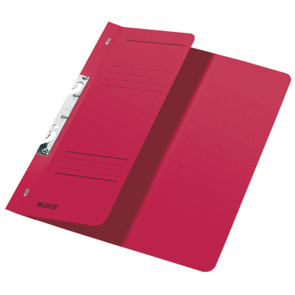 Leitz Cardboard Folder, A4, red Rot Aktendeckel