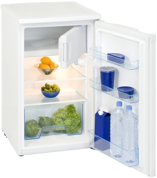 Exquisit KS 124 A++ freestanding 100L A++ White combi-fridge