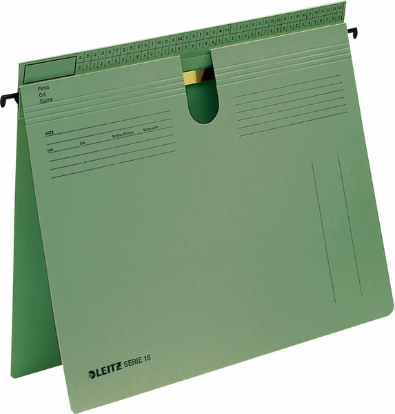 Leitz SERIE 18 A4 Cardboard Green hanging folder