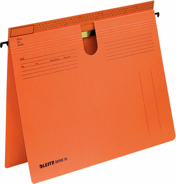 Leitz SERIE 18 A4 Cardboard Orange hanging folder