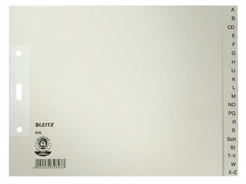 Leitz Index, Paper, 180 mm height extra wide