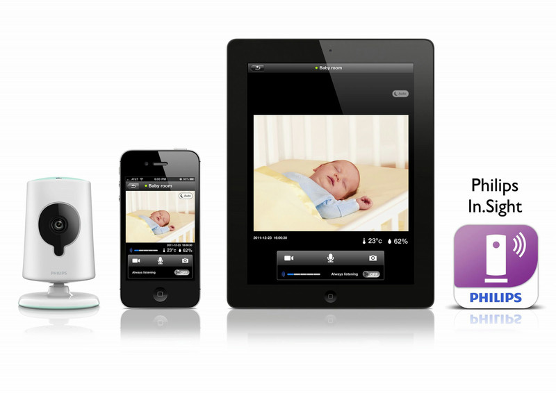 Philips In.Sight wireless HD baby monitor B120E/10