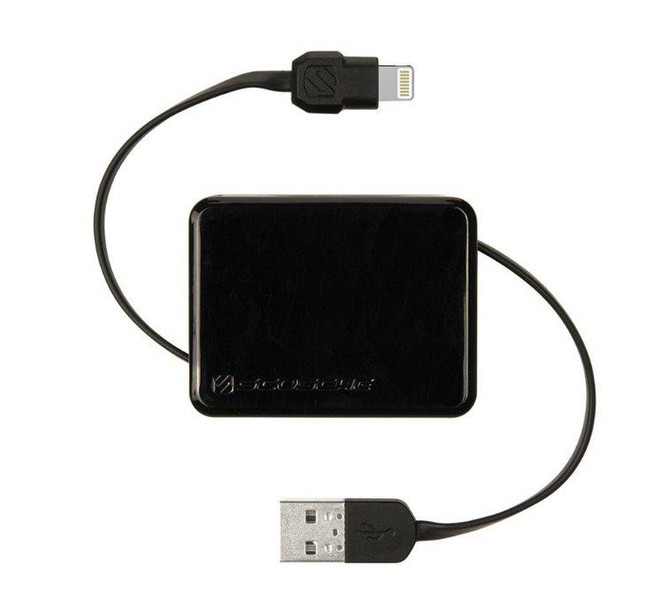 Scosche boltBOX 0.9м USB A Lightning Черный
