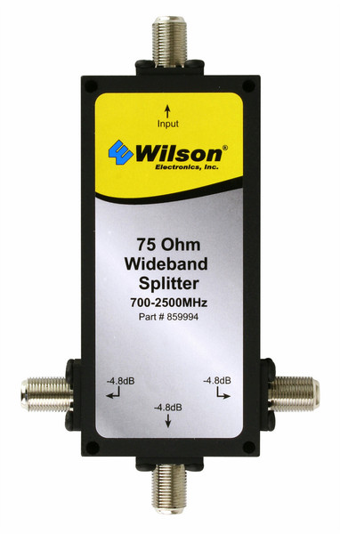 Wilson Electronics 859994 Cable splitter Черный кабельный разветвитель и сумматор