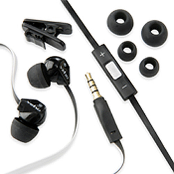 Veho VEP-004-360Z2 Binaural im Ohr Schwarz, Weiß Mobiles Headset