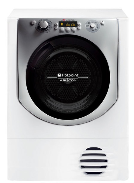 Hotpoint AQC9 4F5 T/Z1 freestanding Front-load 9kg A Silver,White tumble dryer