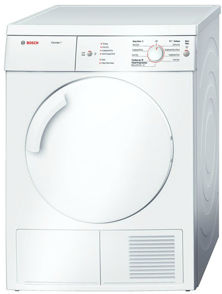 Bosch WTV74105GB freestanding Front-load 7kg C White tumble dryer