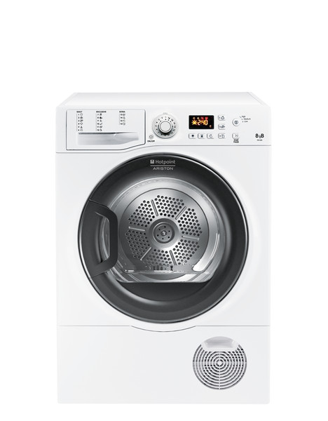 Hotpoint TCF 87B 6H Freistehend Frontlader 8kg B Schwarz, Weiß Wäschetrockner