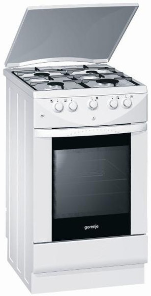 Gorenje G475W Freestanding Gas hob White cooker