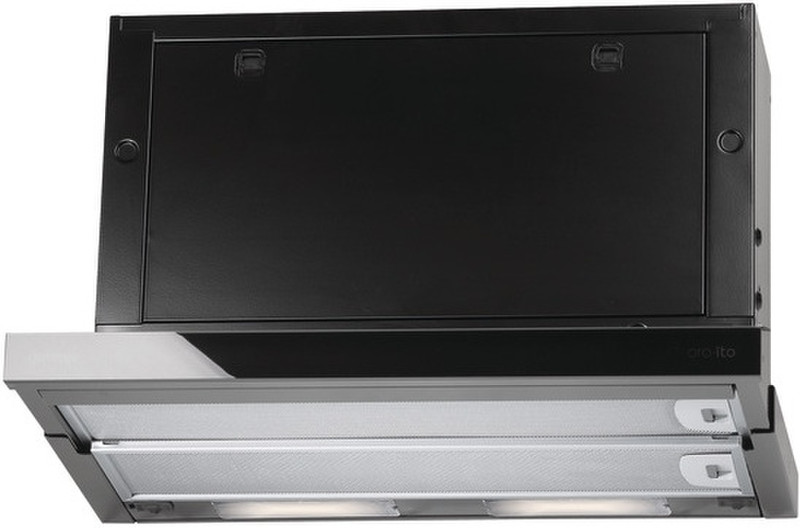 Gorenje DFG602-ORA-S Built-under 410m³/h Black cooker hood