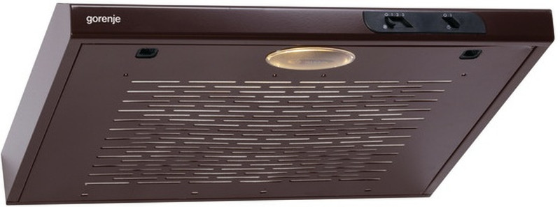 Gorenje DU6115B Semi built-in (pull out) 173m³/h Brown cooker hood