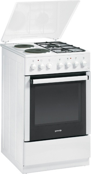 Gorenje K52290AW2 Freistehend Combi hob B Weiß Küchenherd