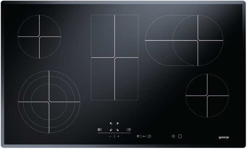 Gorenje ECT880AC Eingebaut Ceramic hob Schwarz Kochfeld