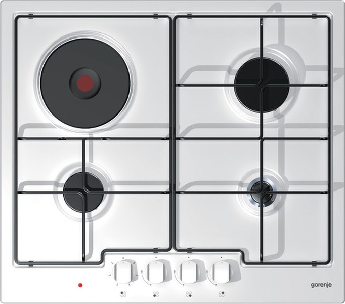 Gorenje K6N3AW built-in White hob