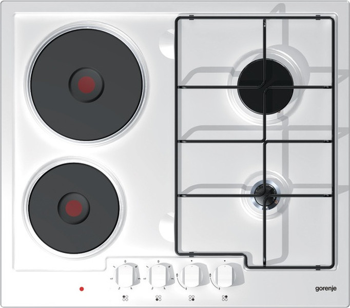 Gorenje K6N2AW built-in Combi White hob