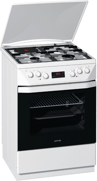 Gorenje K65333BW0 Отдельностоящий Combi hob A Белый кухонная плита