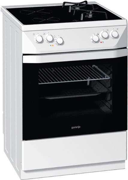 Gorenje KC67130BW Отдельностоящий Combi hob A Белый кухонная плита