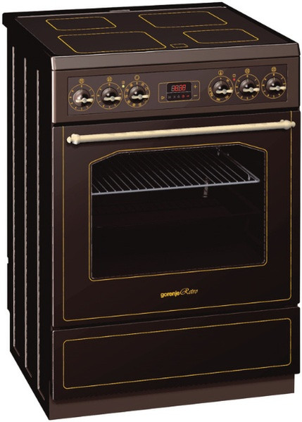 Gorenje EC67385RBR Freestanding Ceramic A Brown cooker