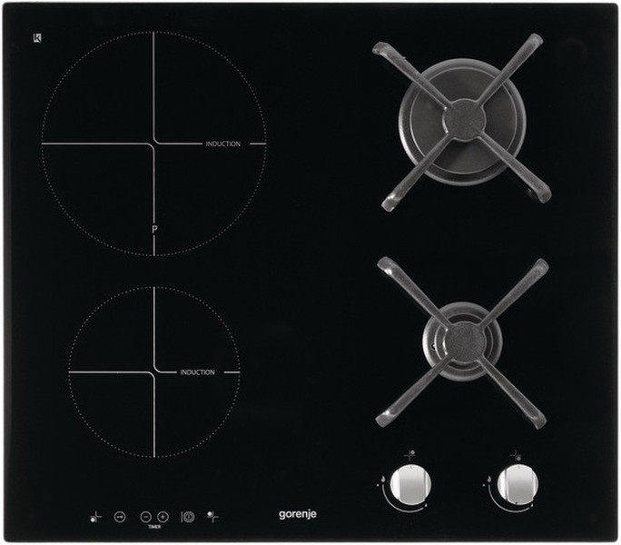 Gorenje ITG623ASC Встроенный Combi hob Черный плита