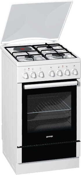 Gorenje K55220AW1 Отдельностоящий Combi hob A Белый кухонная плита